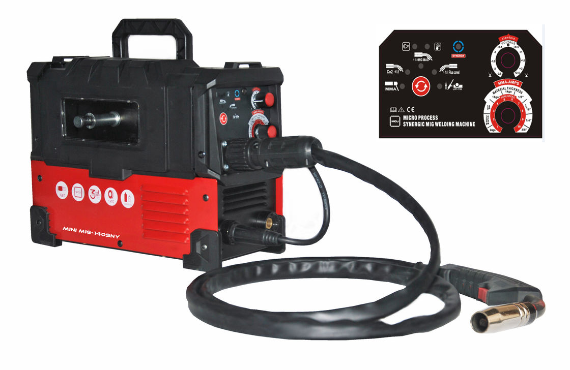 De Lassers140a 220V Gas van mig van de synergismeomschakelaar Mini of Geen Capaciteit van de Gas4.5kva Input